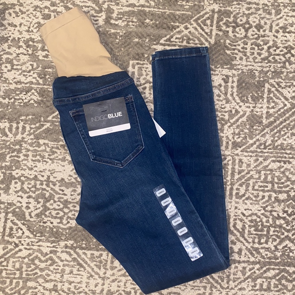 Maternity‎ Jeans Skinny fit Size Small 4/6 Blue